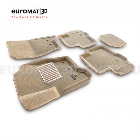 Текстильные 3D коврики Euromat3D Lux в салон для Land Rover Discovery IV (2010-2016) № EM3D-003100T Бежевые Текстильные 3D коврики Euromat3D Lux в салон для Land Rover Discovery IV (2010-2016) № EM3D-003100T Бежевые