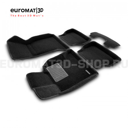 Текстильные 3D коврики Euromat3D Business в салон для Bmw 5 (E39) (1995-2003) № EMC3D-001204
