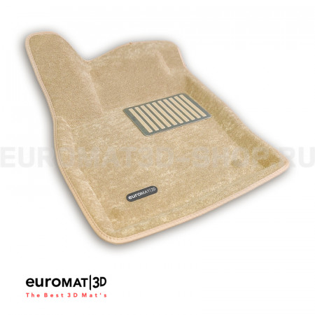 Текстильные 3D коврики Euromat3D Lux в салон для Audi A3 (2014-) № EM3D-004507T Бежевые Текстильные 3D коврики Euromat3D Lux в салон для Audi A3 (2014-) № EM3D-004507T Бежевые