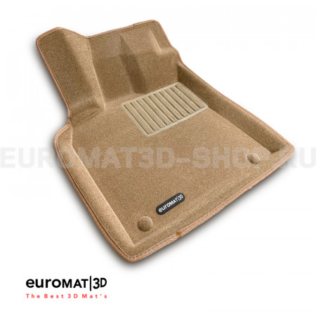Текстильные 3D коврики Euromat3D Business в салон для Audi Q5 (2008-2016) № EMC3D-001104T Бежевые Текстильные 3D коврики Euromat3D Business в салон для Audi Q5 (2008-2016) № EMC3D-001104T Бежевые