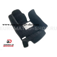 Текстильные 5D коврики с высоким бортом Euromat3D в салон для Bmw X3 (F25) (2010-2017) № EM5D-001210
