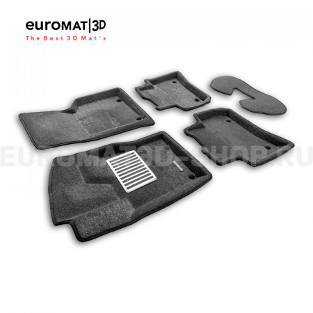 Текстильные 3D коврики Euromat3D Lux в салон для Jaguar F-Pace (2016-) № EM3D-002753G Серые Текстильные 3D коврики Euromat3D Lux в салон для Jaguar F-Pace (2016-) № EM3D-002753G Серые