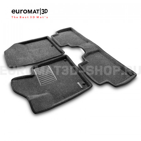 Текстильные 3D коврики Euromat3D Business в салон для Hyundai Santa Fe (2018-) № EMC3D-002704G Серые Текстильные 3D коврики Euromat3D Business в салон для Hyundai Santa Fe (2018-) № EMC3D-002704G Серые