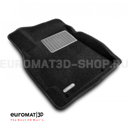 Текстильные 3D коврики Euromat3D Business в салон для Geely Emgrand X7 (2018-) № EMC3D-001401
