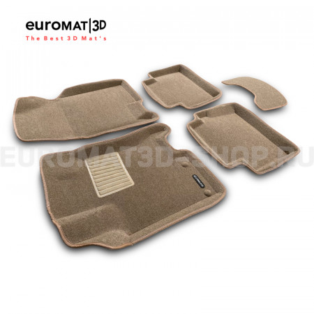 Текстильные 3D коврики Euromat3D Business в салон для Nissan Qashqai (2007-2013) № EMC3D-003714T Бежевые Текстильные 3D коврики Euromat3D Business в салон для Nissan Qashqai (2007-2013) № EMC3D-003714T Бежевые