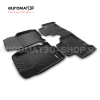 3D коврики Euromat3D EVA в салон для Lexus NX (2014-2021) № EM3DEVA-003211