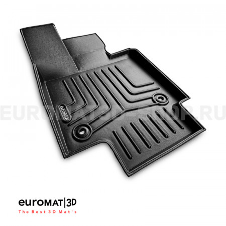 3D коврики Euromat3D Liner в салон для Toyota Rav 4 (2019-2026) (АКПП) № EM3DLI-005105