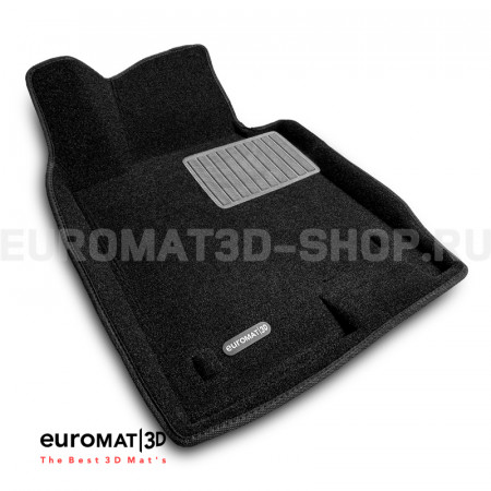 Текстильные 3D коврики Euromat3D Premium в салон для Kia K5 (2020-) № EMPR3D-002708