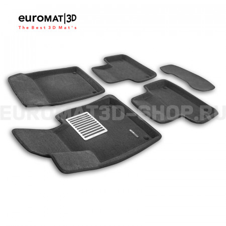 Текстильные 3D коврики Euromat3D Lux в салон для Volvo XC 60 (2018-) № EM3D-005502G Серые Текстильные 3D коврики Euromat3D Lux в салон для Volvo XC 60 (2018-) № EM3D-005502G Серые